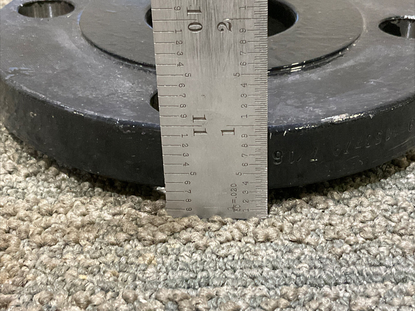 2” 150 B16.5 XH A/SA182 F9 153779 7/16 RAISED FACE BLIND FLANGE 678 LOT OF 4