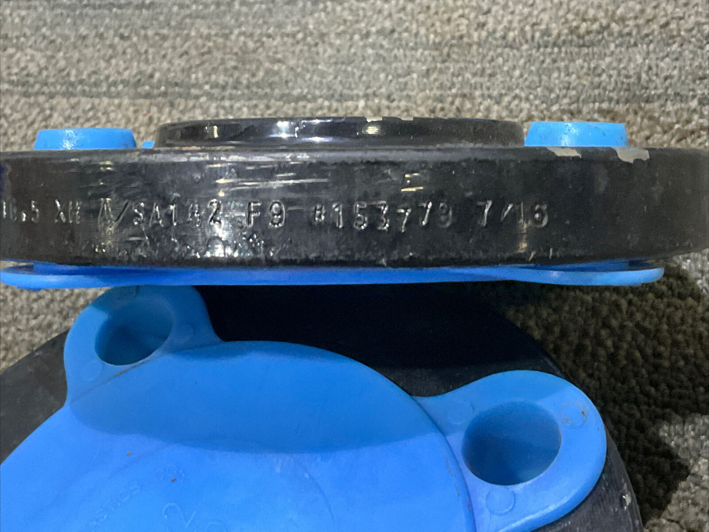 2” 150 B16.5 XH A/SA182 F9 153779 7/16 RAISED FACE BLIND FLANGE 678 LOT OF 4