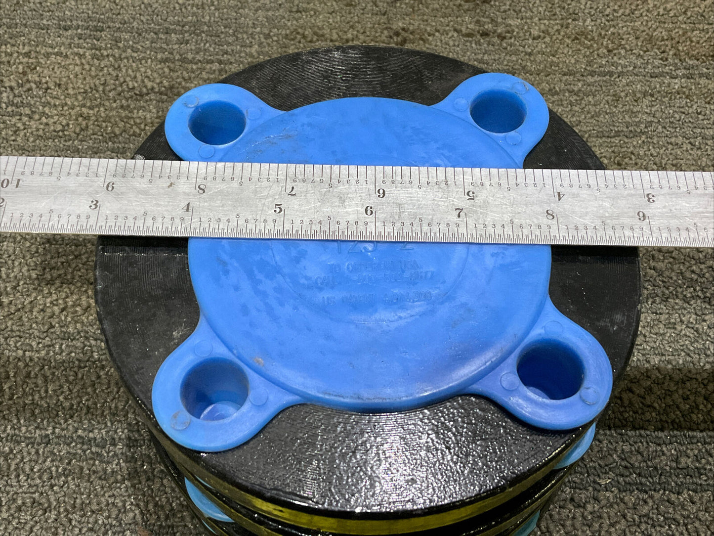 2” 150 B16.5 XH A/SA182 F9 153779 7/16 RAISED FACE BLIND FLANGE 678 LOT OF 4