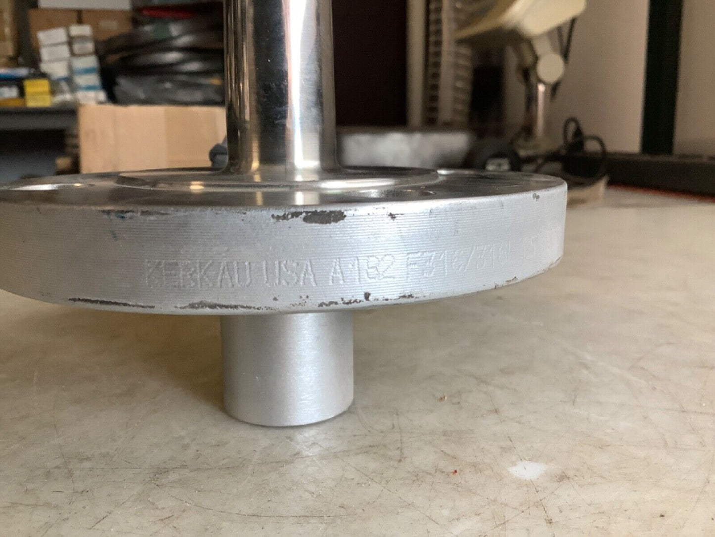 KERKAU A182 F316/316L 1.5 150 B16.5 THERMOWELL FLANGE W ROD 7-1/2IN 678