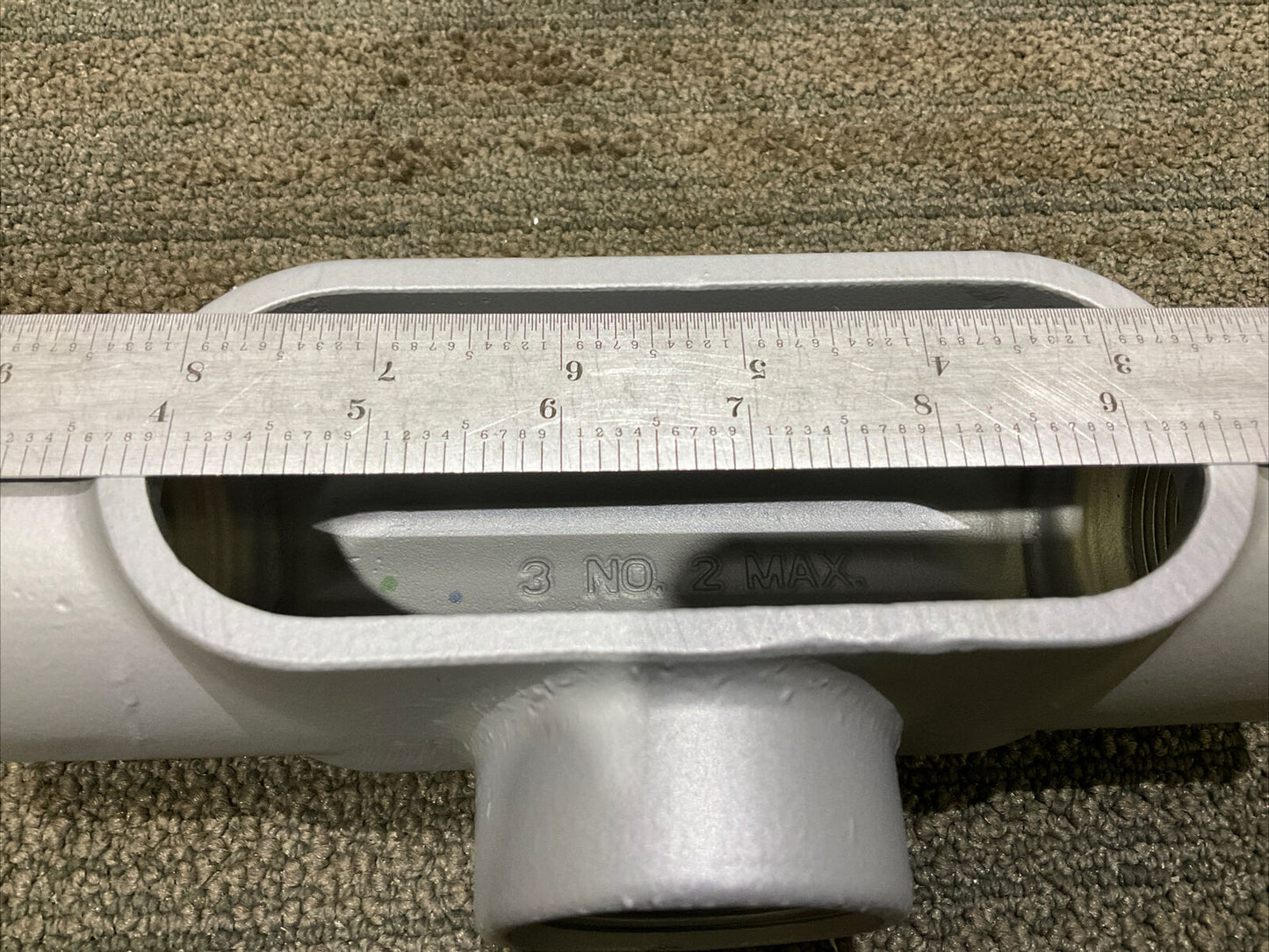 EMERSON APPLETON APP T57-SA ALUMINUM FM7 CONDUIT BODY TYPE T 678 LOT OF 3