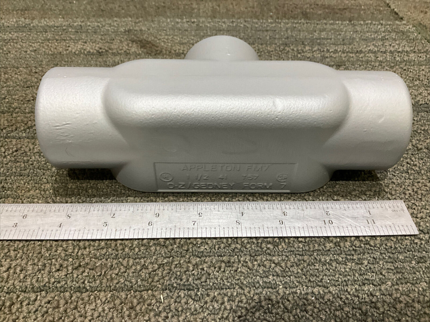 EMERSON APPLETON APP T57-SA ALUMINUM FM7 CONDUIT BODY TYPE T 678 LOT OF 3