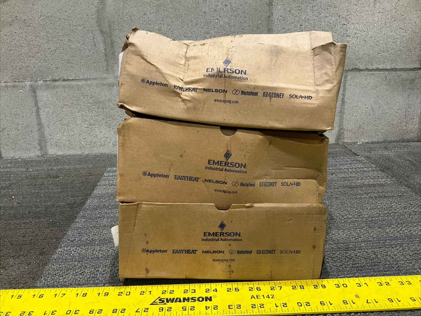 EMERSON APPLETON APP T57-SA ALUMINUM FM7 CONDUIT BODY TYPE T 678 LOT OF 3