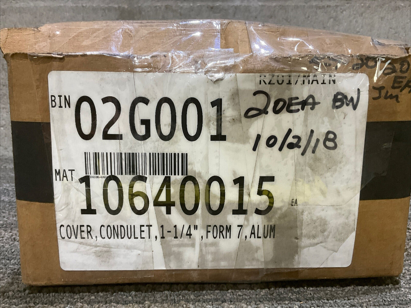 APPLETON APP470 1 1/4” STEEL FM7 BLANK COVER STAMPED STEEL COVER 678 LOT OF 32