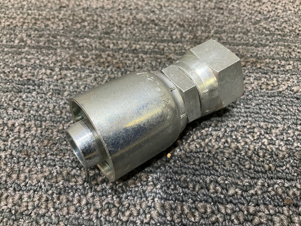 GOODYEAR B2NPMX1616146451616 B2JCFX1212144001212 HYDRAULIC HOSE FITTING LOT OF 2