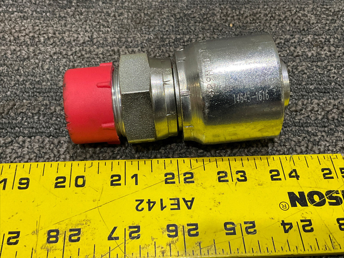 GOODYEAR B2NPMX1616146451616 B2JCFX1212144001212 HYDRAULIC HOSE FITTING LOT OF 2