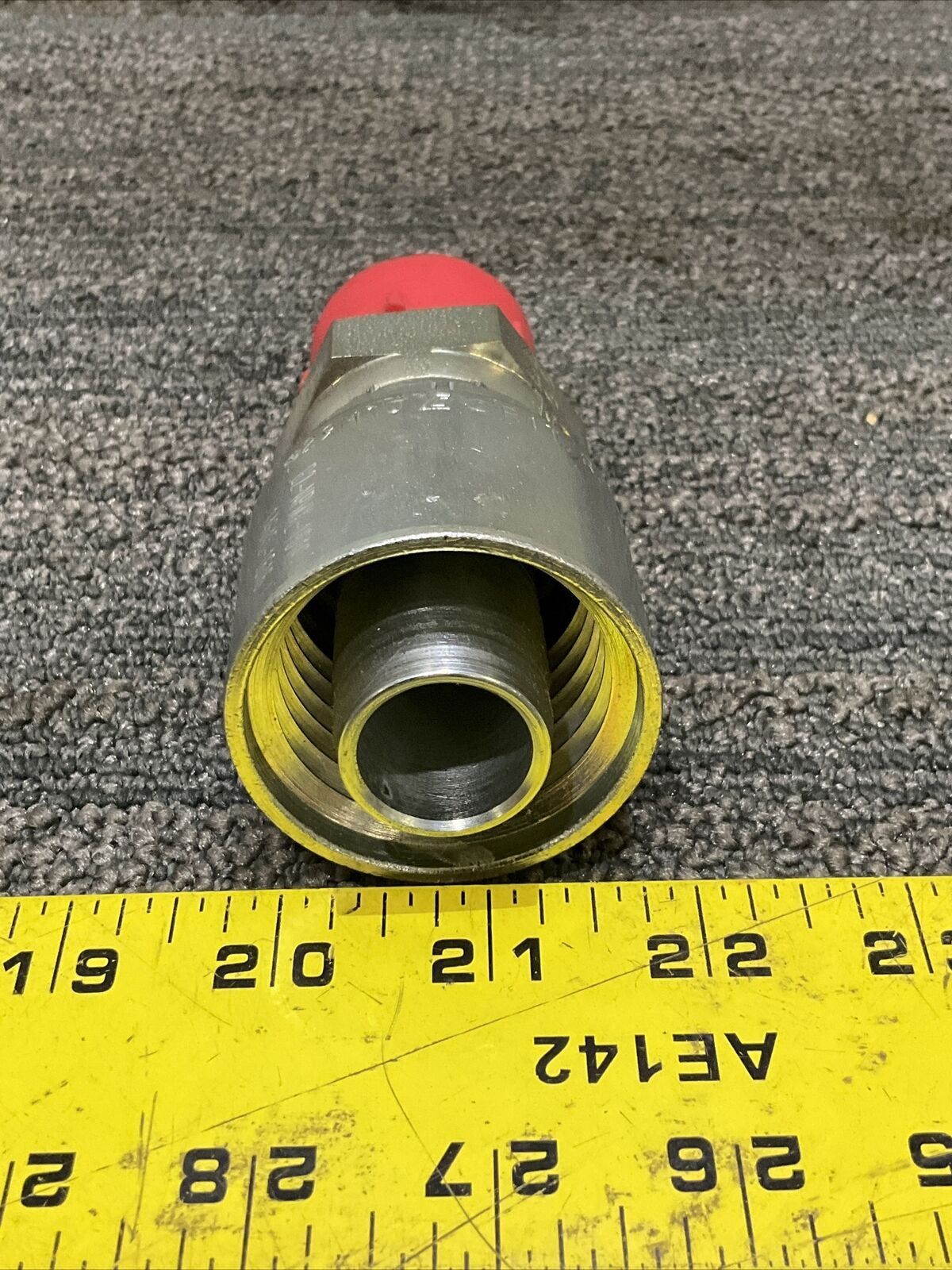 GOODYEAR B2NPMX1616146451616 B2JCFX1212144001212 HYDRAULIC HOSE FITTING LOT OF 2