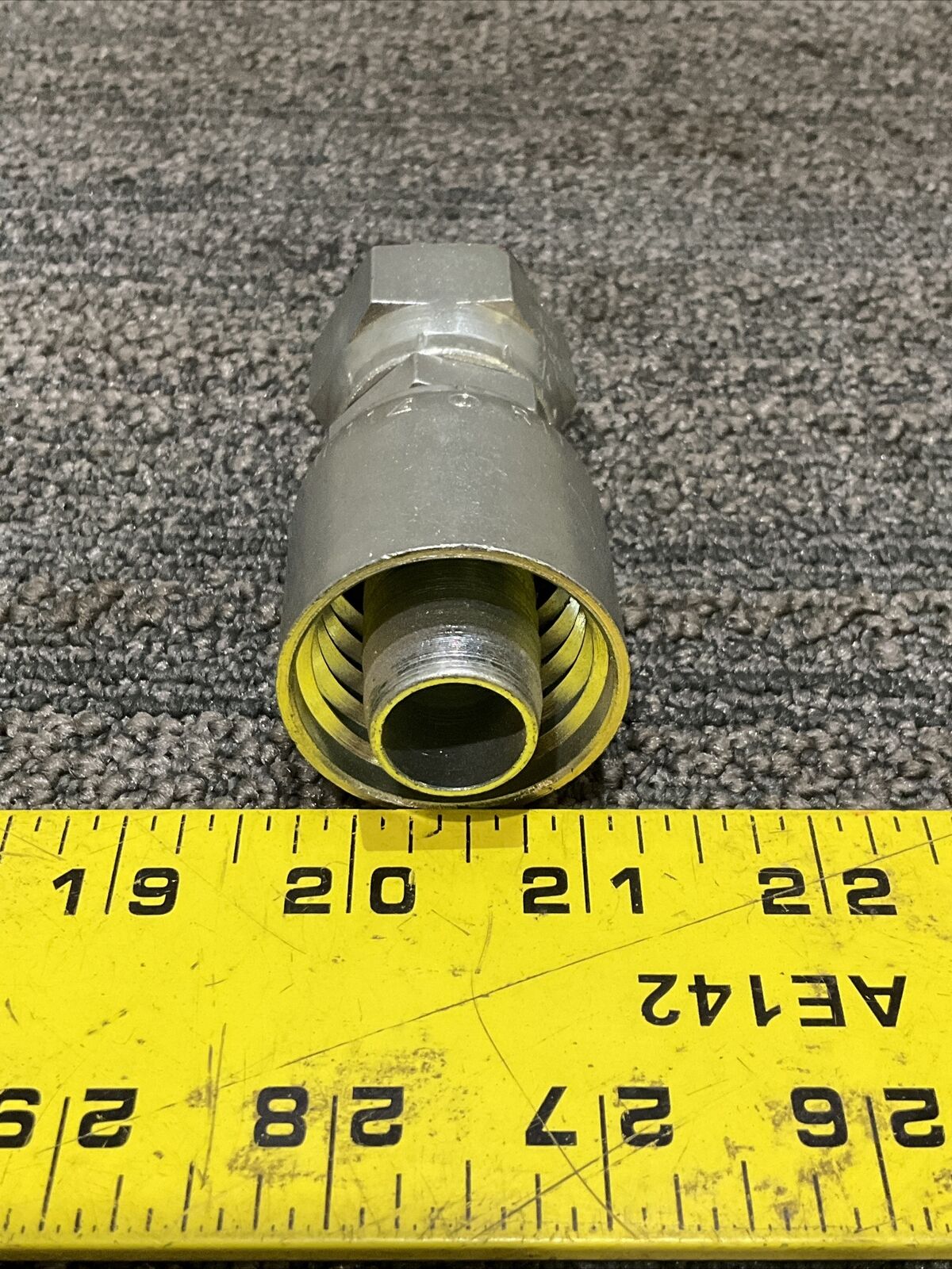 GOODYEAR B2NPMX1616146451616 B2JCFX1212144001212 HYDRAULIC HOSE FITTING LOT OF 2