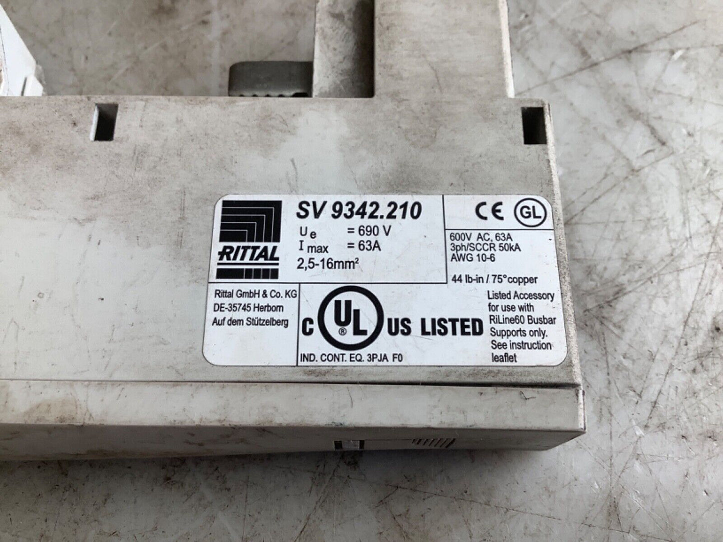 RITTAL SV 9342.210 BUSBAR ADAPTER 444