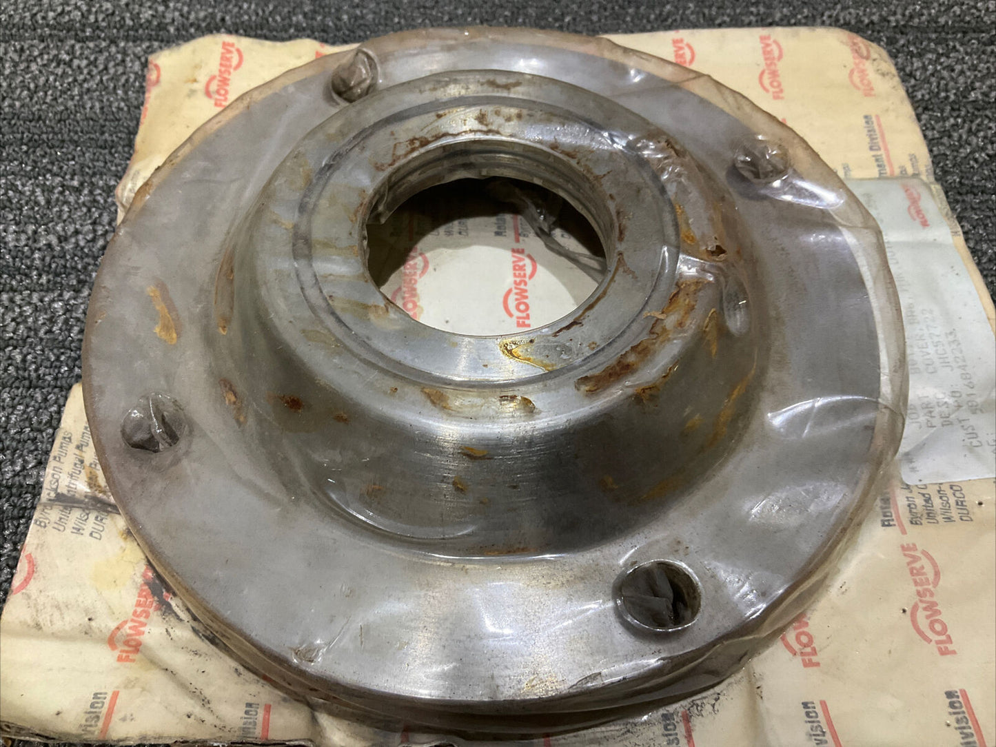 FLOWSERVE BYRON-JACKSON 8019931 COUPLING END BEARING HOUSING COVER 678