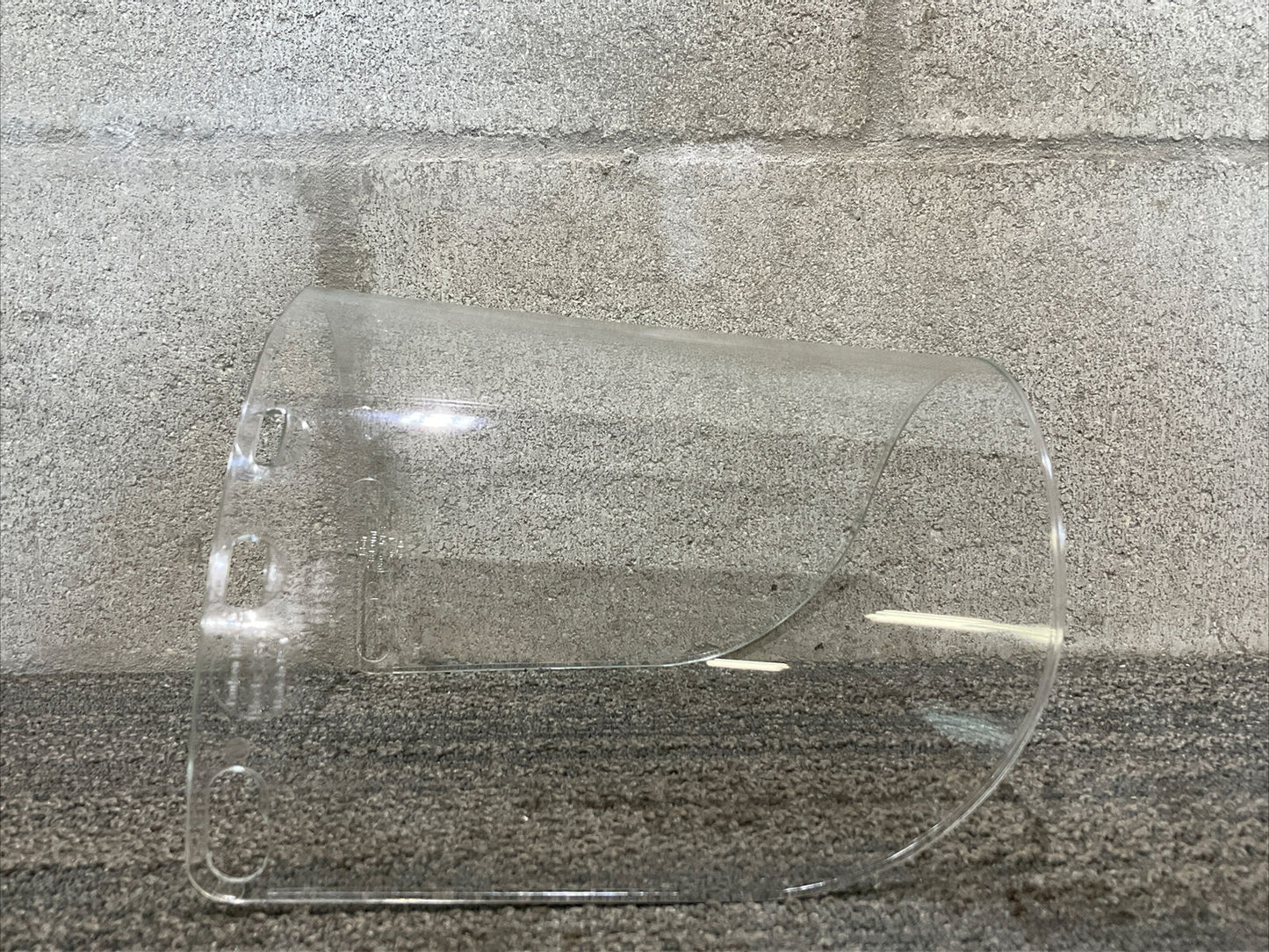 PAULSON IM10-L8F 8 X 15.5 X .080 CLEAR LEXAN FACE SHEILD 222 LOT OF 3