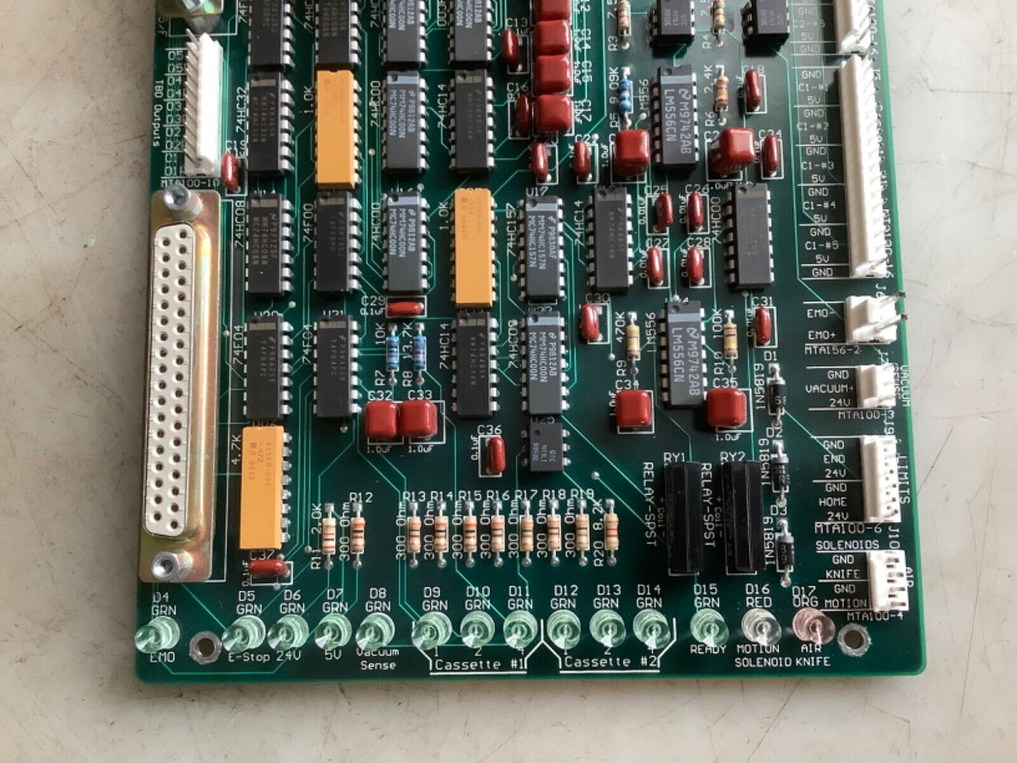 AUGUST TECHNOLOGY CORP 700621 700620 REV. A MSX ROBOTIC S&A LOGIC BOARD