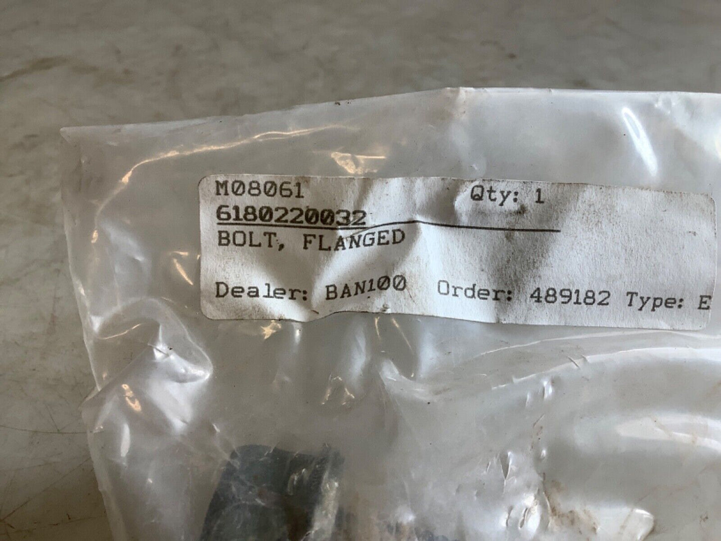 KAWASAKI 6180220032 FLANGED BOLT 222