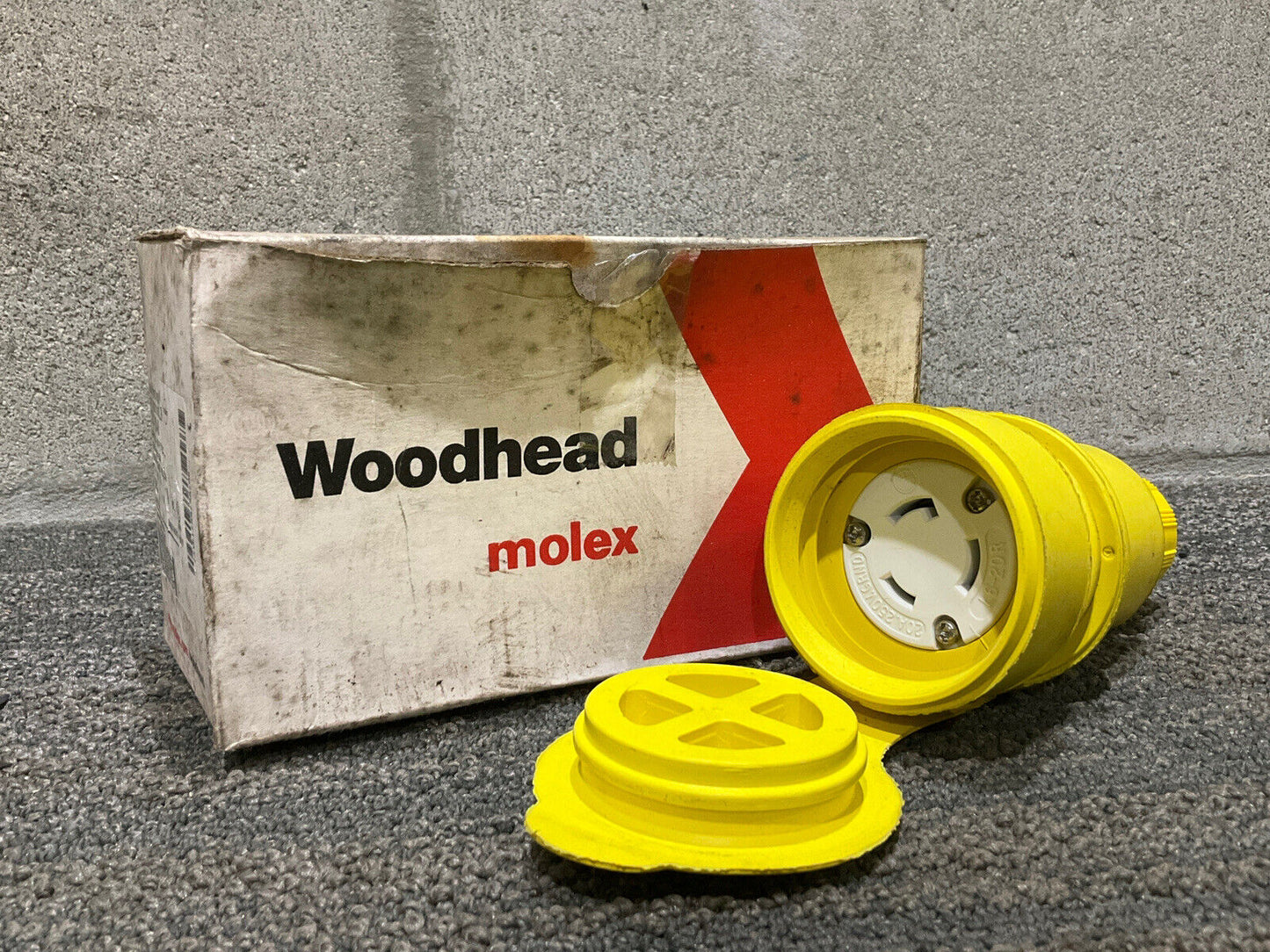 WOODHEAD MOLEX 130470048 WATERTITE CONNECTOR L6-20 20A 250V NEOTEX RUBBER 222