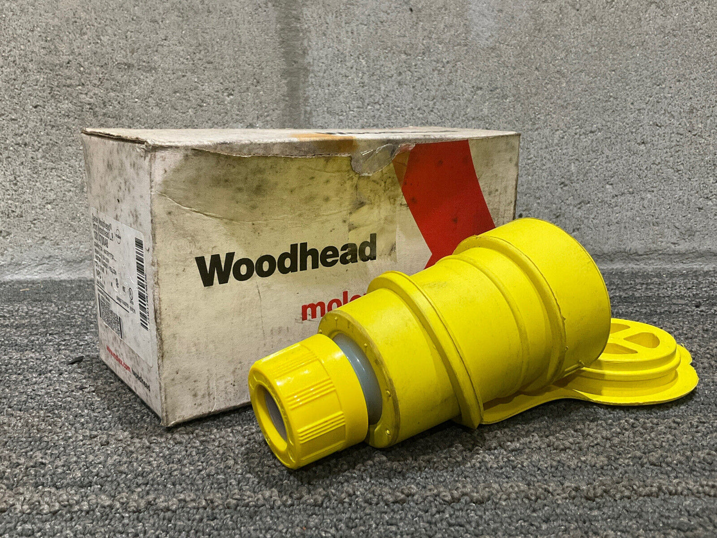 WOODHEAD MOLEX 130470048 WATERTITE CONNECTOR L6-20 20A 250V NEOTEX RUBBER 222
