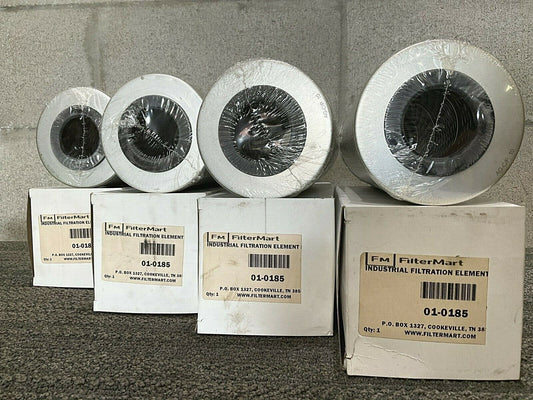 FILTERMART 01-0185  PLEATED PAPER ELEMENT LOT OF 4 -444
