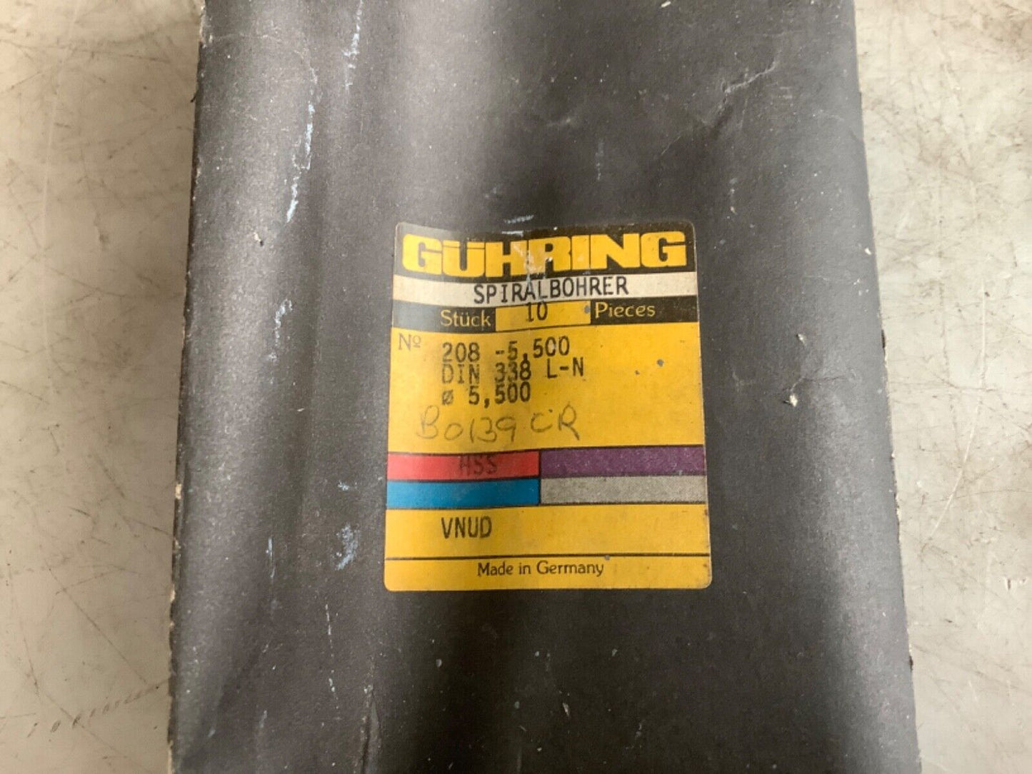 GUHRING DIN 338 L-N TAPS 208-5.500 333 - QTY 7