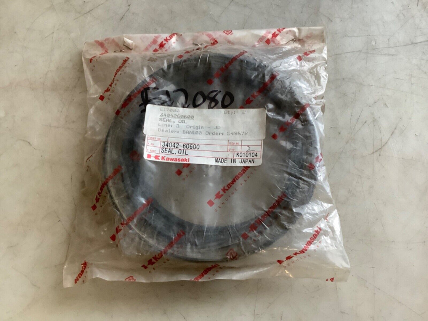 KAWASAKI 34042-60600 OIL SEAL 222 - QTY 2