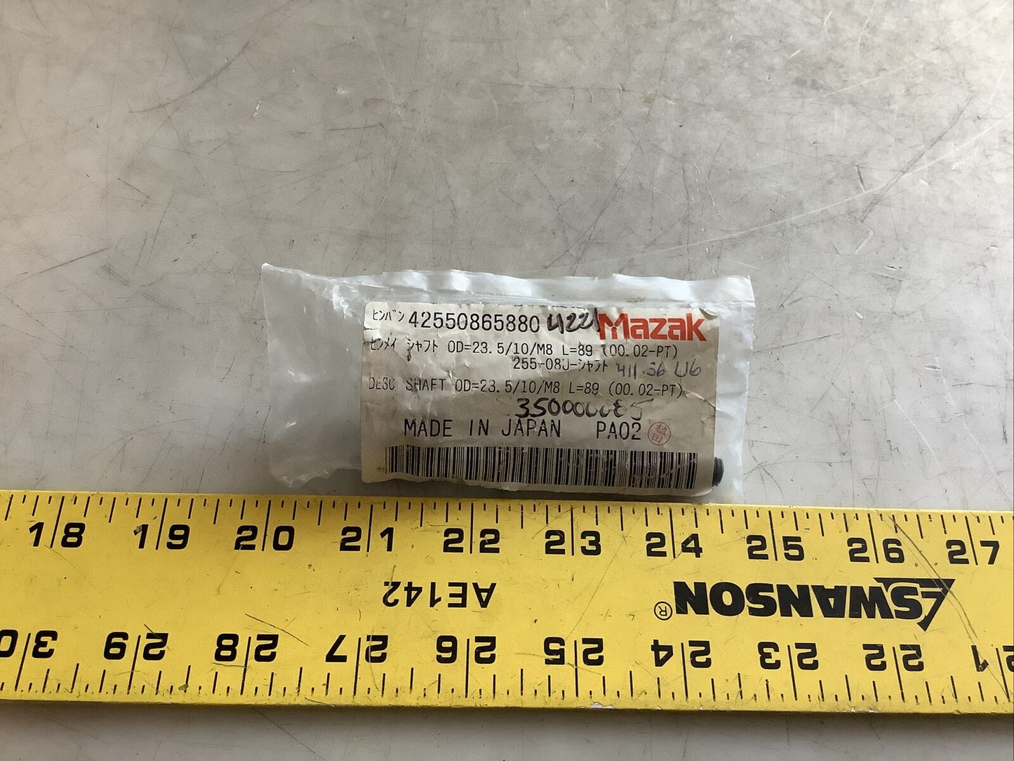 MAZAK 42550865880 SHAFT 999