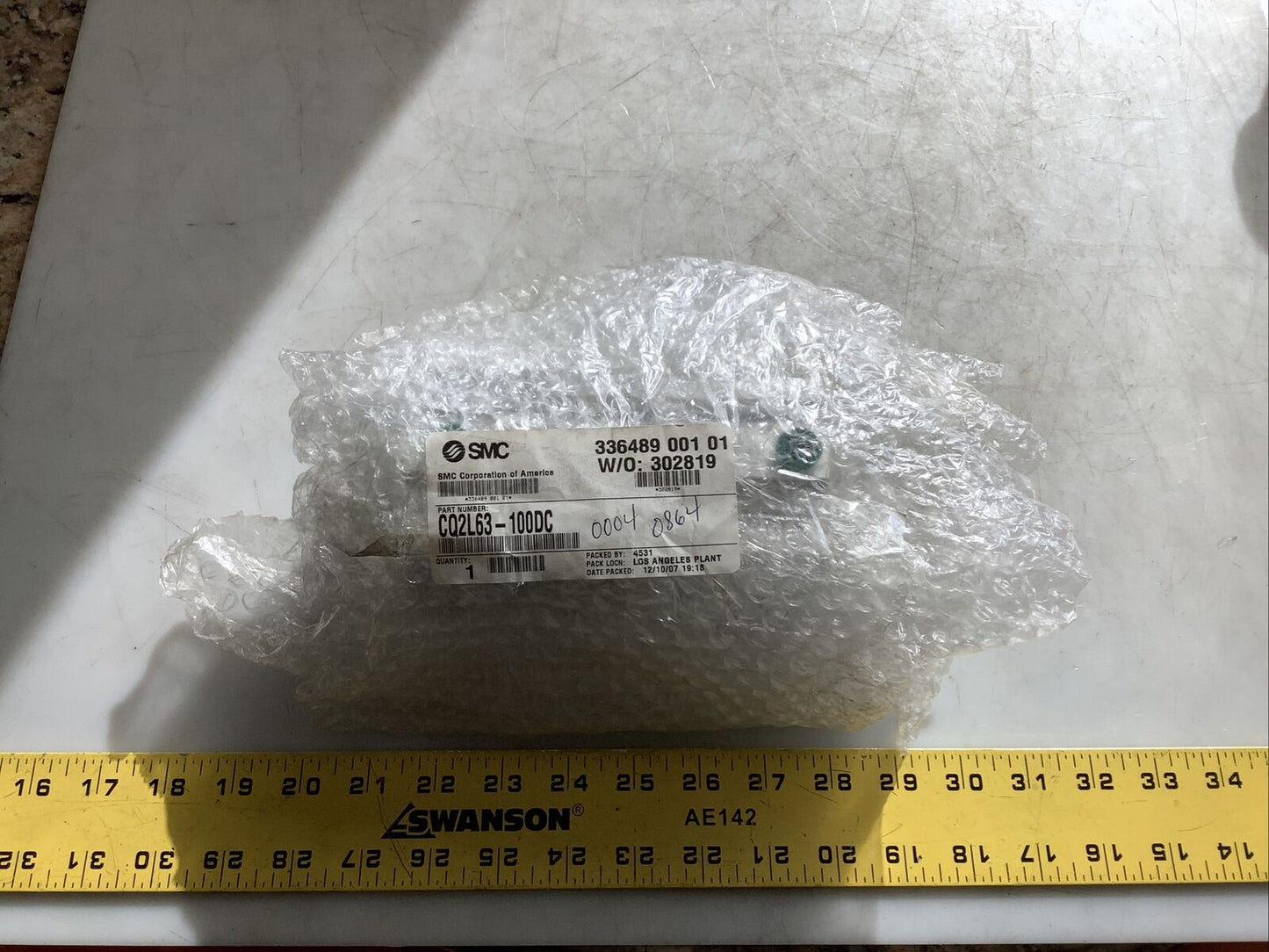 SMC CQ2L63-100DC COMPACT CYLINDER HHH