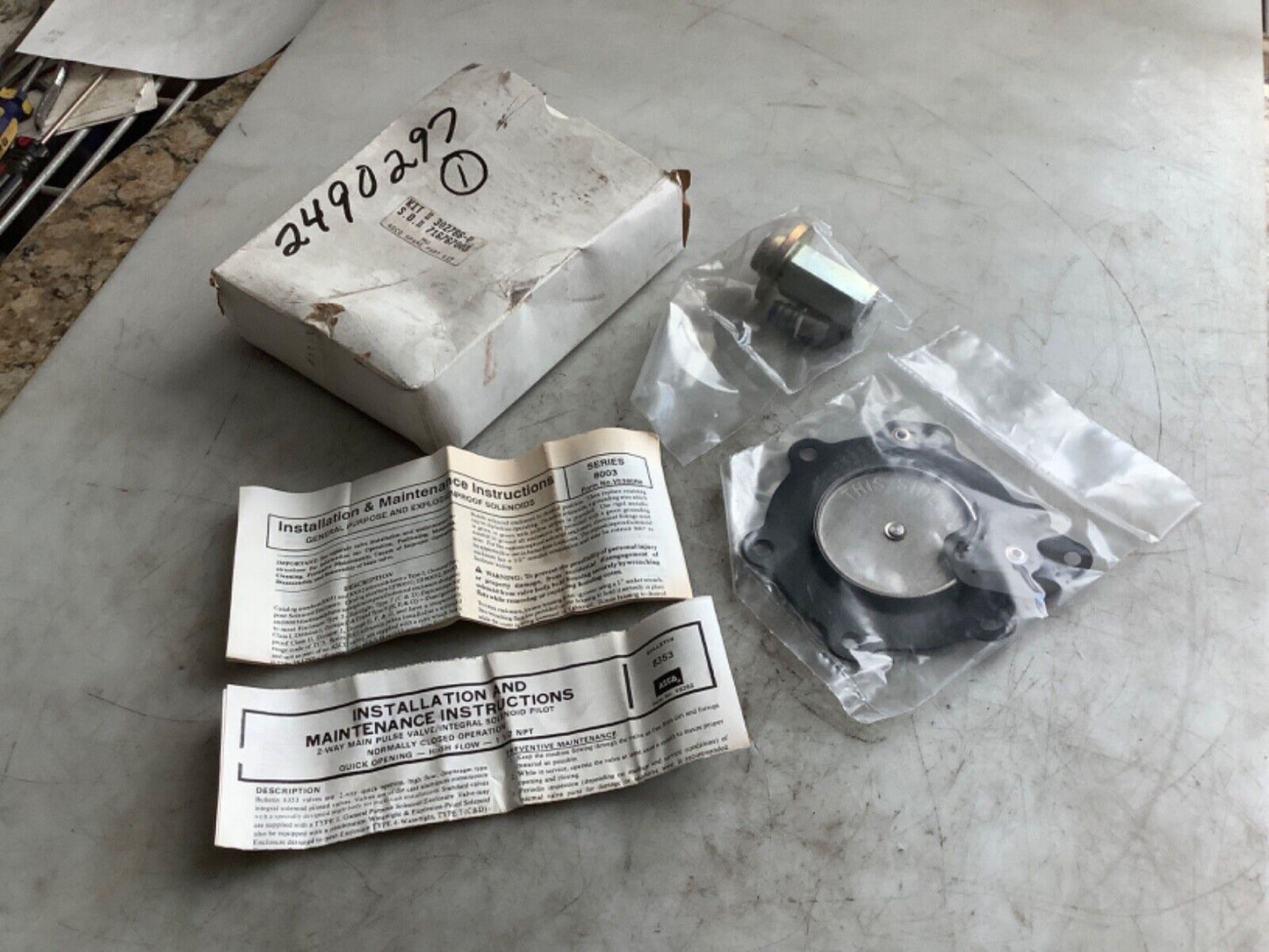 ASCO 302786-V VALVE REBUILD KIT 444