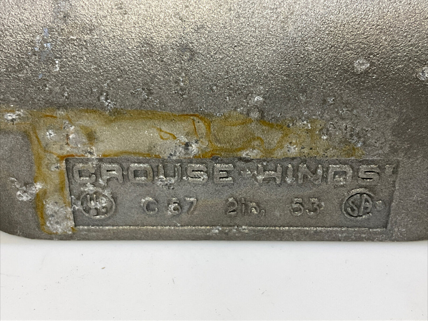 COOPER CROUSE HINDS C67 SA CONDUIT OUTLET BODY FORM 7 2IN 678 LOT OF 2