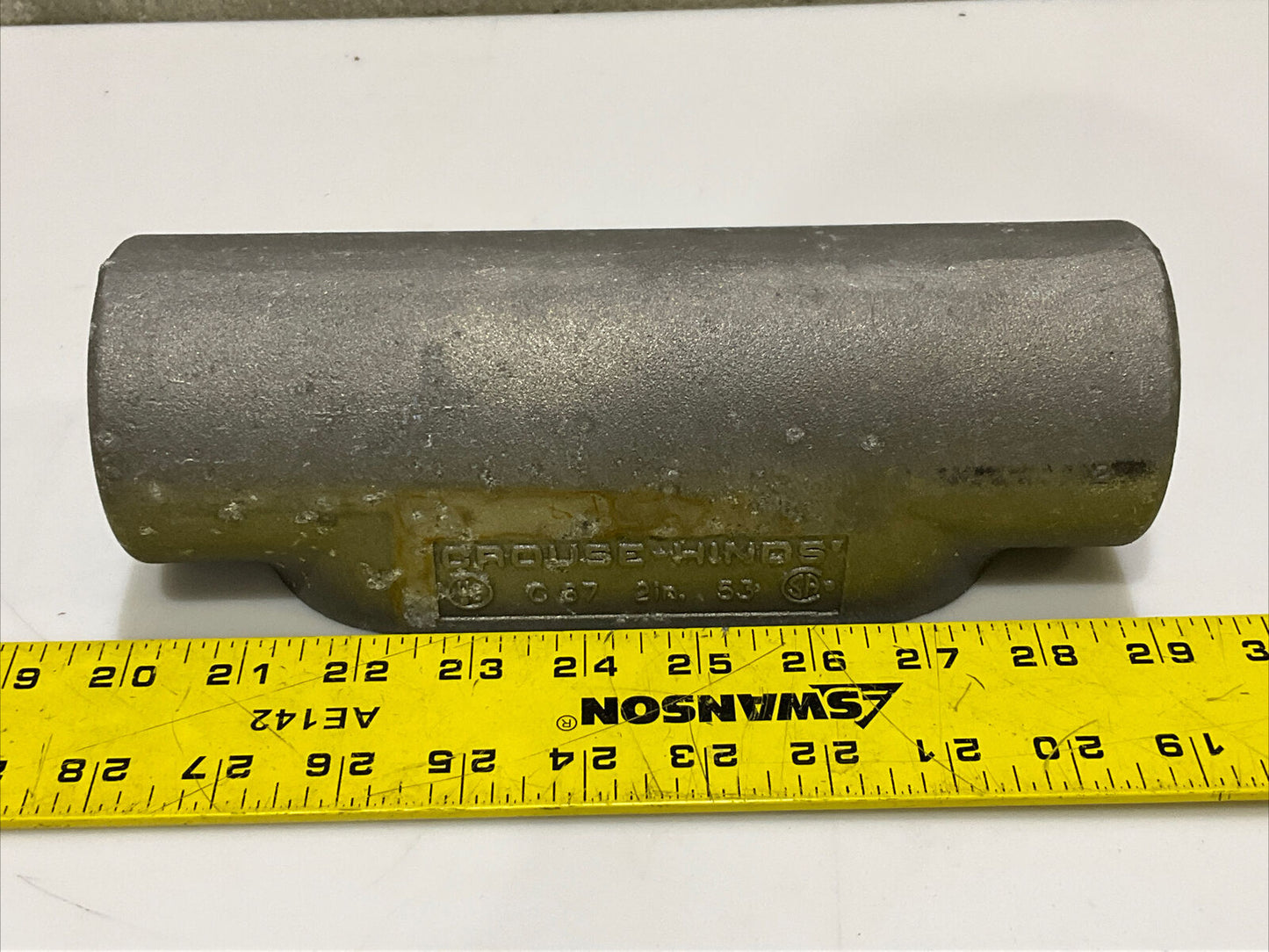 COOPER CROUSE HINDS C67 SA CONDUIT OUTLET BODY FORM 7 2IN 678 LOT OF 2