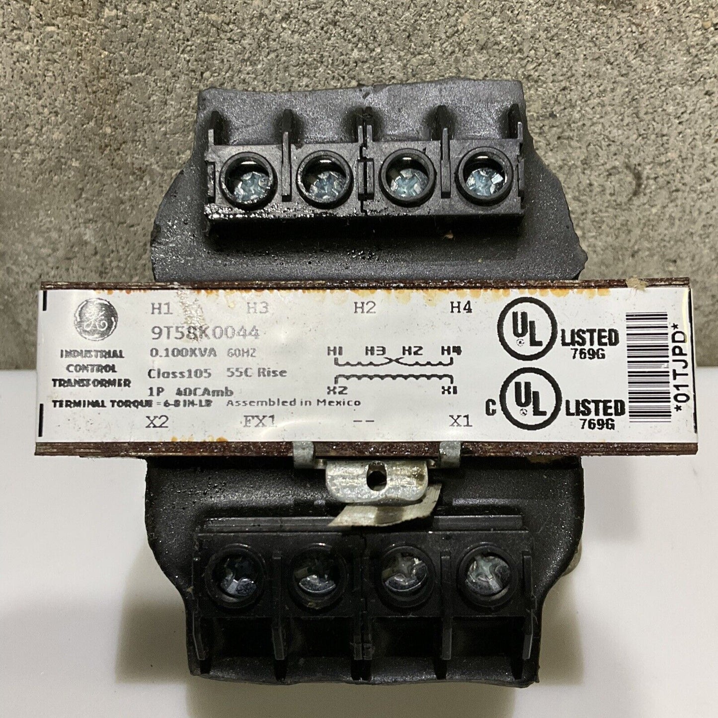 GENERAL ELECTRIC 9T58K0044 CORE & COIL TRANSFORMER 60 HZ 115 V 678