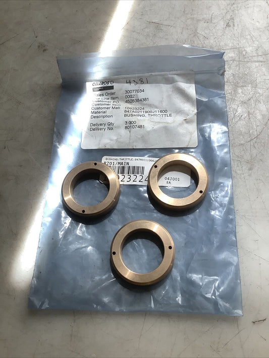 CELEROS 847A0211900J11600 THROTTLE BUSHING 678 - QTY 3