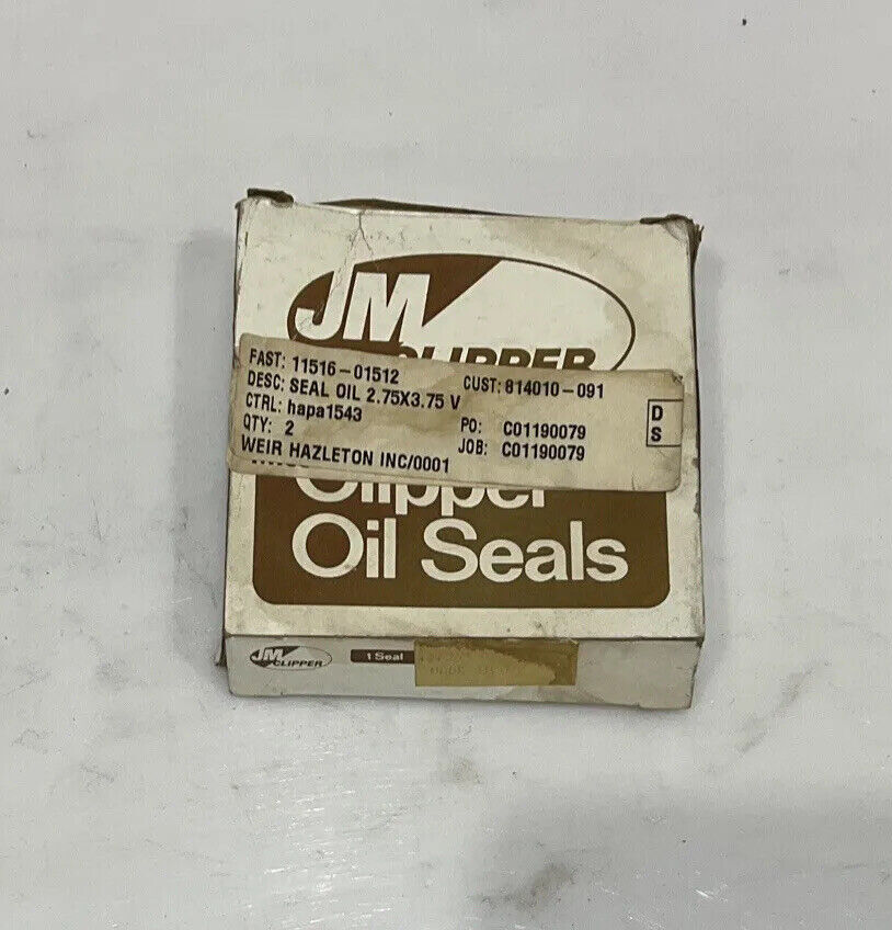 JM CLIPPER HAZELTON PUMPS INC 814010-091 VITON OIL SEAL