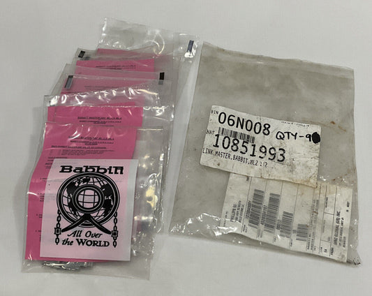 BABBITT ML2.5 MASTER LINK KIT SET OF 9