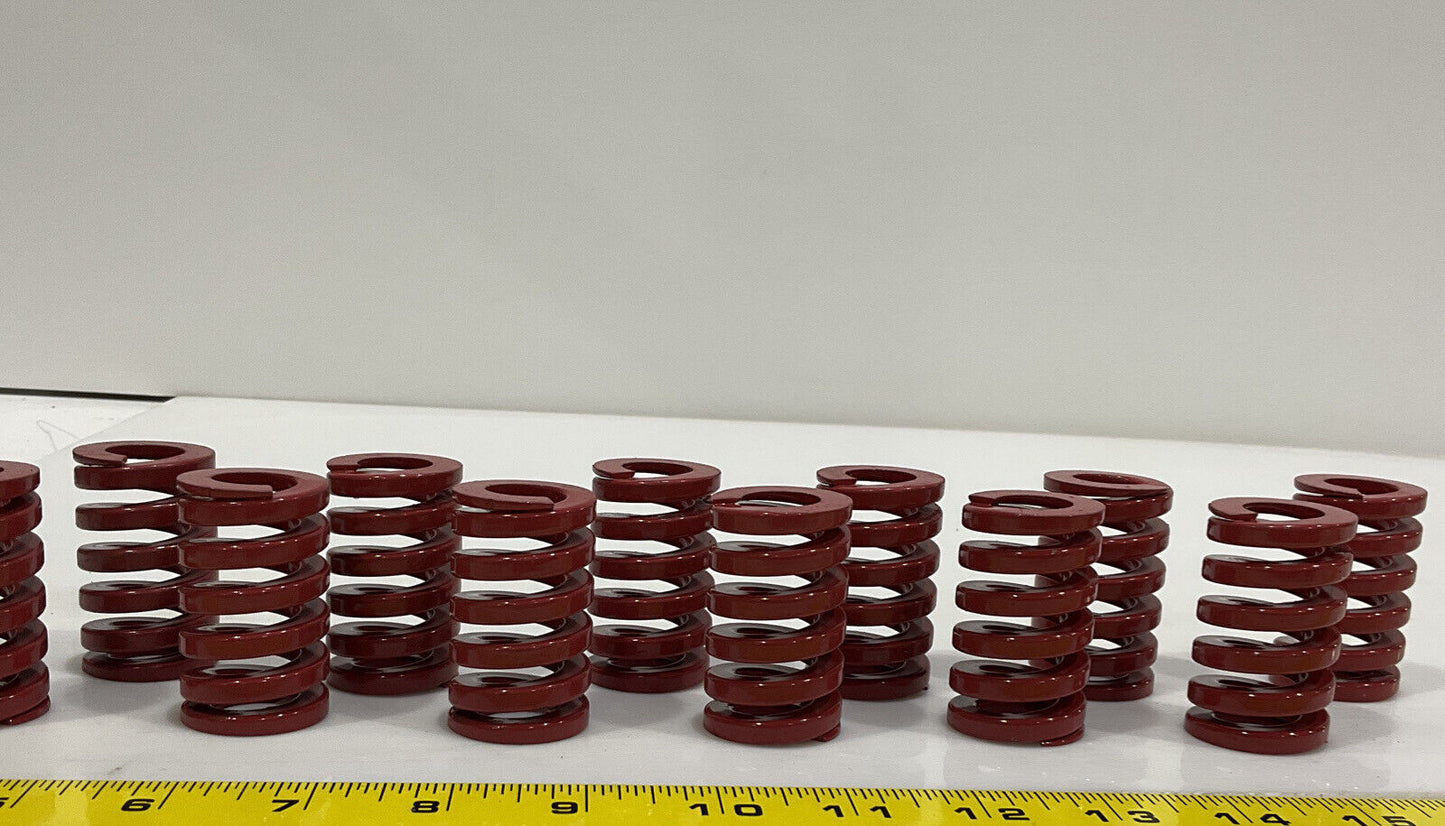 DANLY 9-2008-26 HEAVY LOAD DIE MAX SPRING RED 1 1/4” OD X 2” OAL SET OF 11