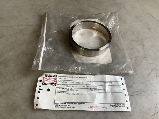 DAVID BROWN UNION PUMPS PB40626 808A0140902R51200 CASING WEAR RING 678