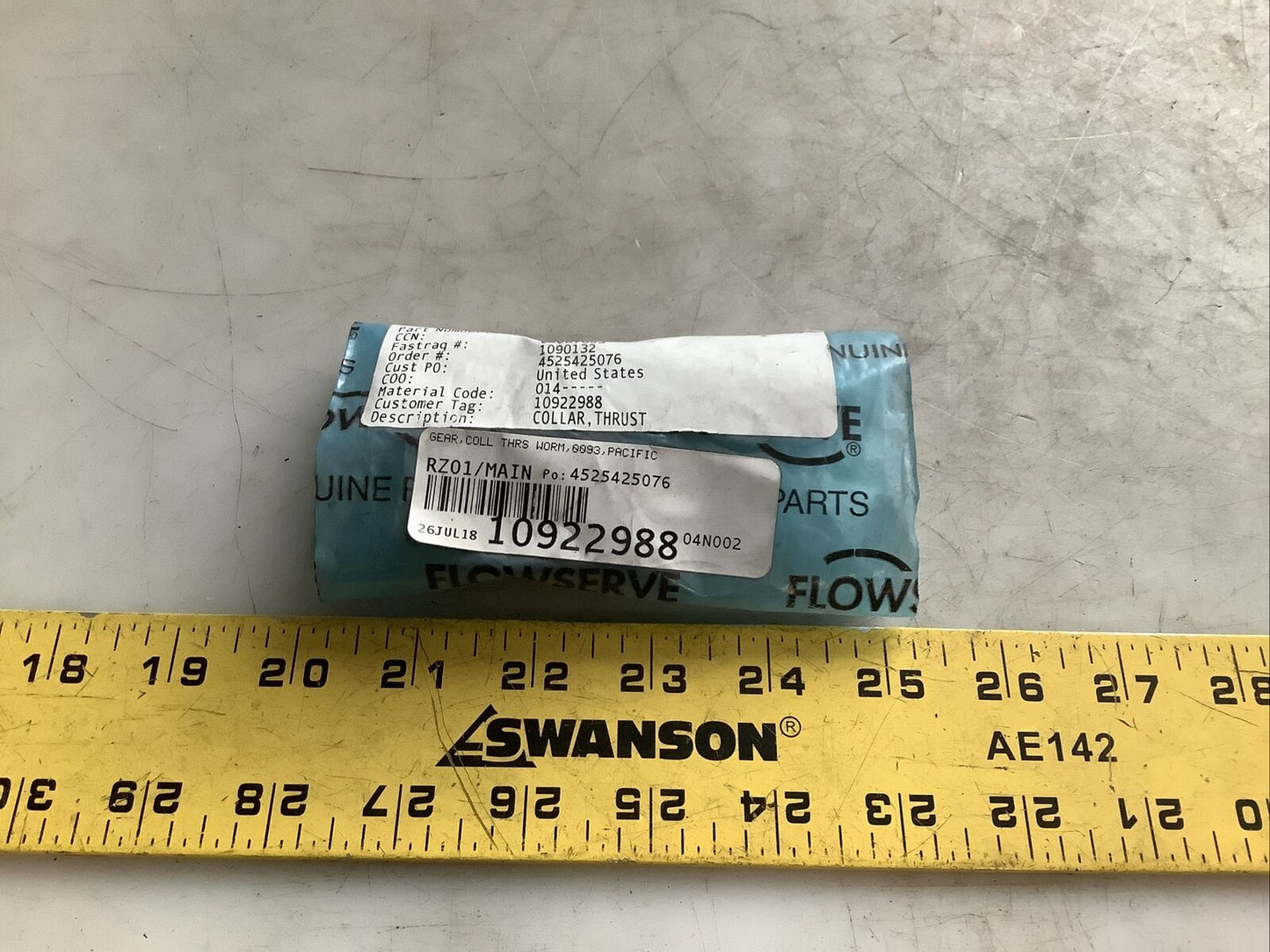 FLOWSERVE A19315-01-00 THRUST COLLAR 678
