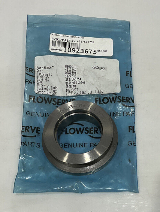 UNITED FLOWSERVE H200013-204 FLS 21784 OIL RING 4211552 CI