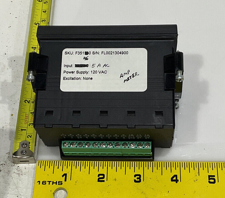 SIMPSON F35-1-46-0 FALCON F35 SERIES DIGITAL PANEL METER INPUT 5 A AC 120VAC