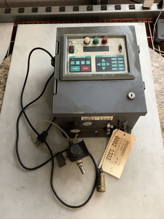 CINCINNATI TEST SYSTEMS I-21 PRESSURE DECAY LEAK TESTER