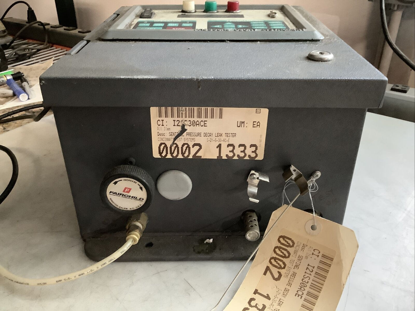 CINCINNATI TEST SYSTEMS I-21 PRESSURE DECAY LEAK TESTER