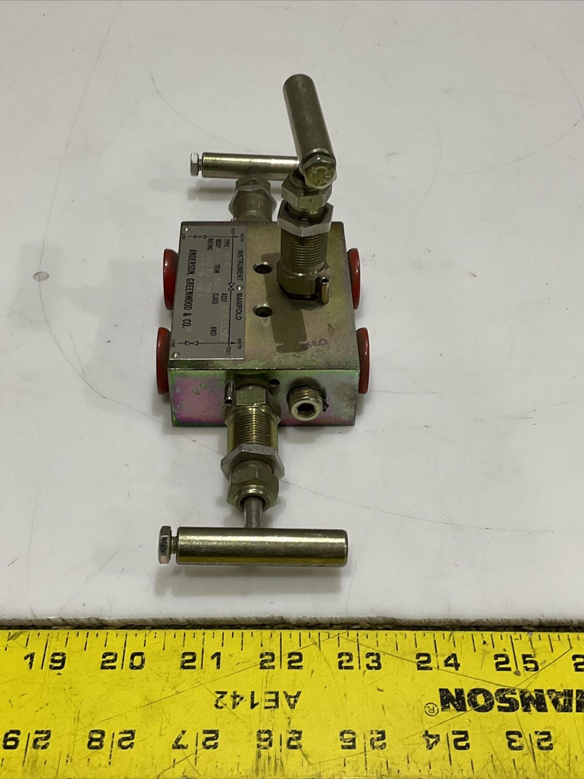 ANDERSON GREENWOOD & CO M1HIC-4 INSTRUMENT MANIFOLD VALVE 6000 PSI 476