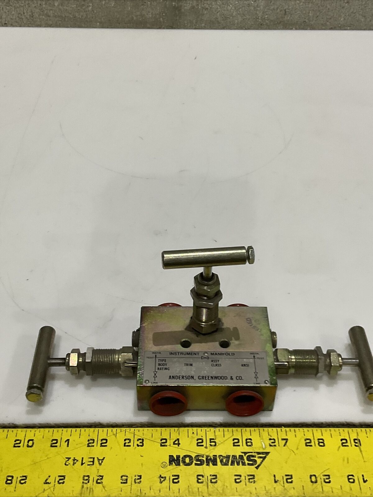 ANDERSON GREENWOOD & CO M1HIC-4 INSTRUMENT MANIFOLD VALVE 6000 PSI 476