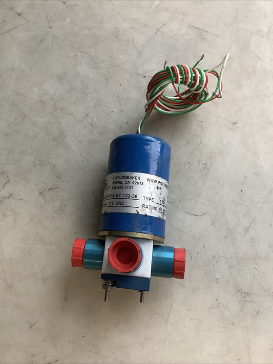 IPS M443W1AFS-HT-132-36 MINIATURE SOLENOID VALVE 115VAC 60PSI 132 TYPE 476