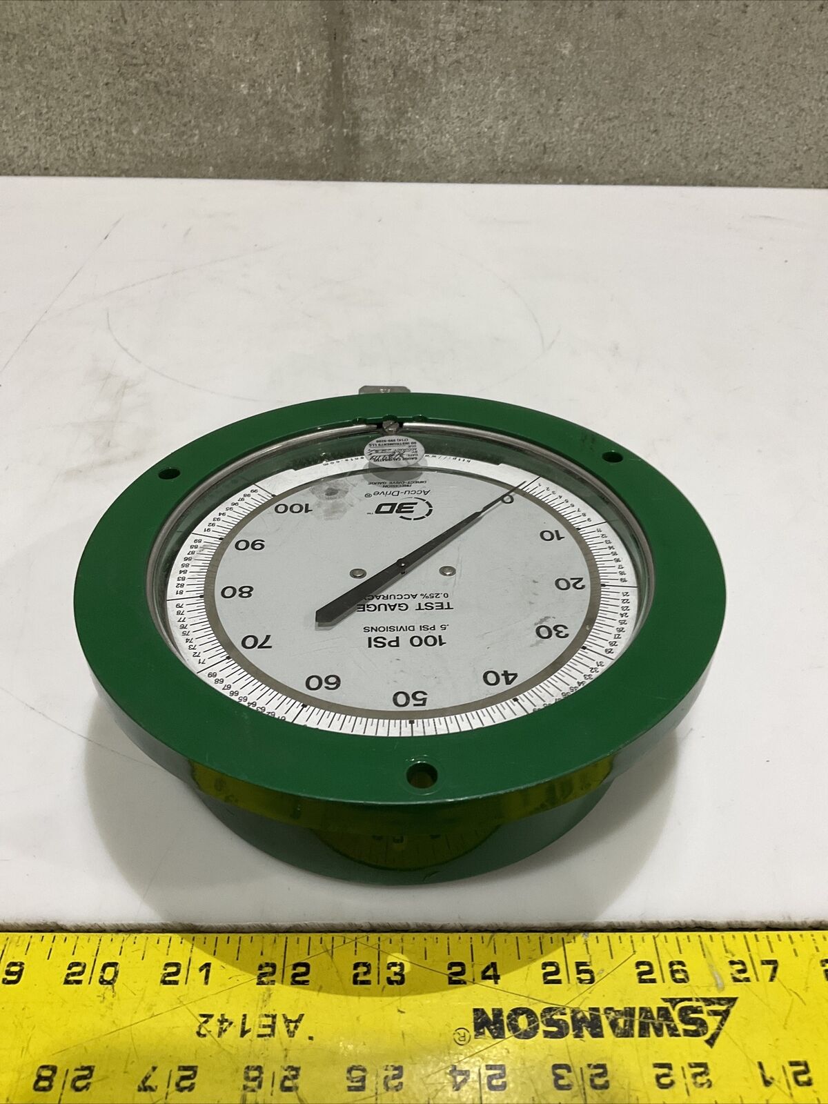 3D INSTRUMENTS ACCU-DRIVE 25545-23B12 PRECISION DIRECT DRIVE GAUGE 476