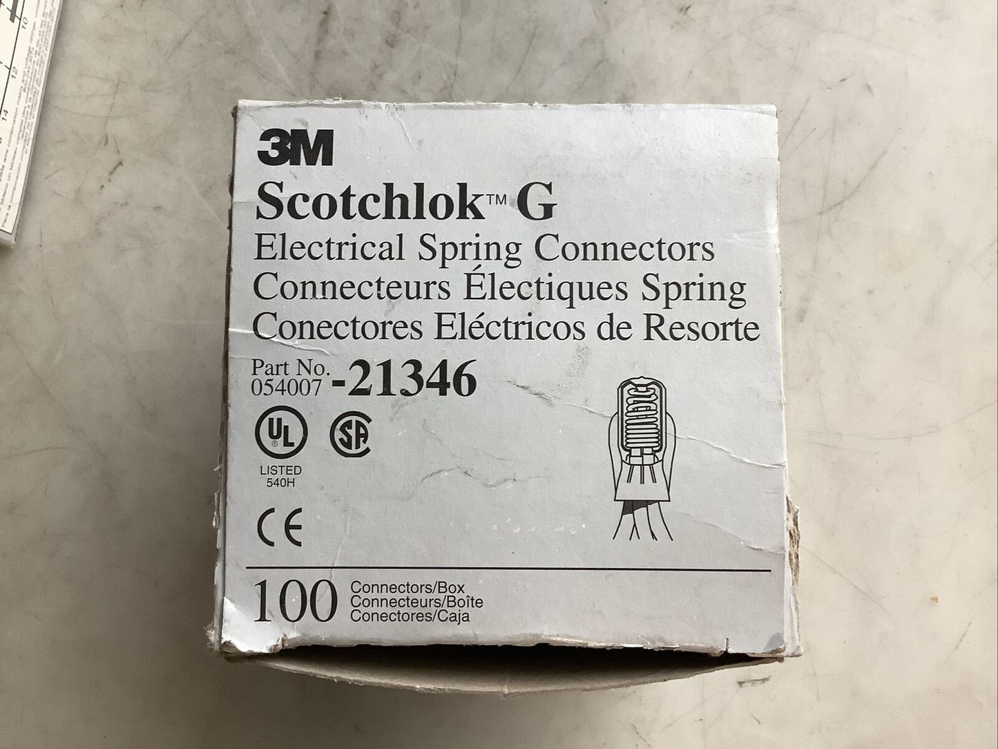 3M 21346 ELECTRICAL SRPING CONNECTORS QTY 4 476-U3S