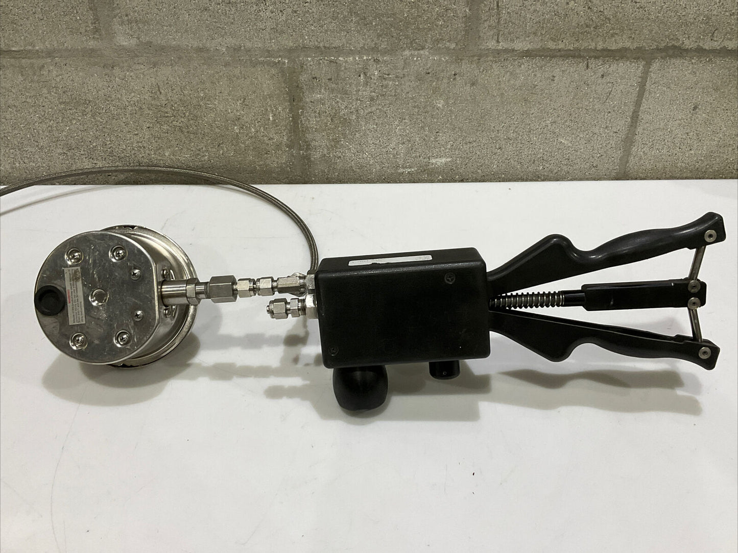 TRANSMATION 1099-600 PNP-600PSI HAND PUMP DTG-6000 65514-27B55 500 PSI GAUGE 476