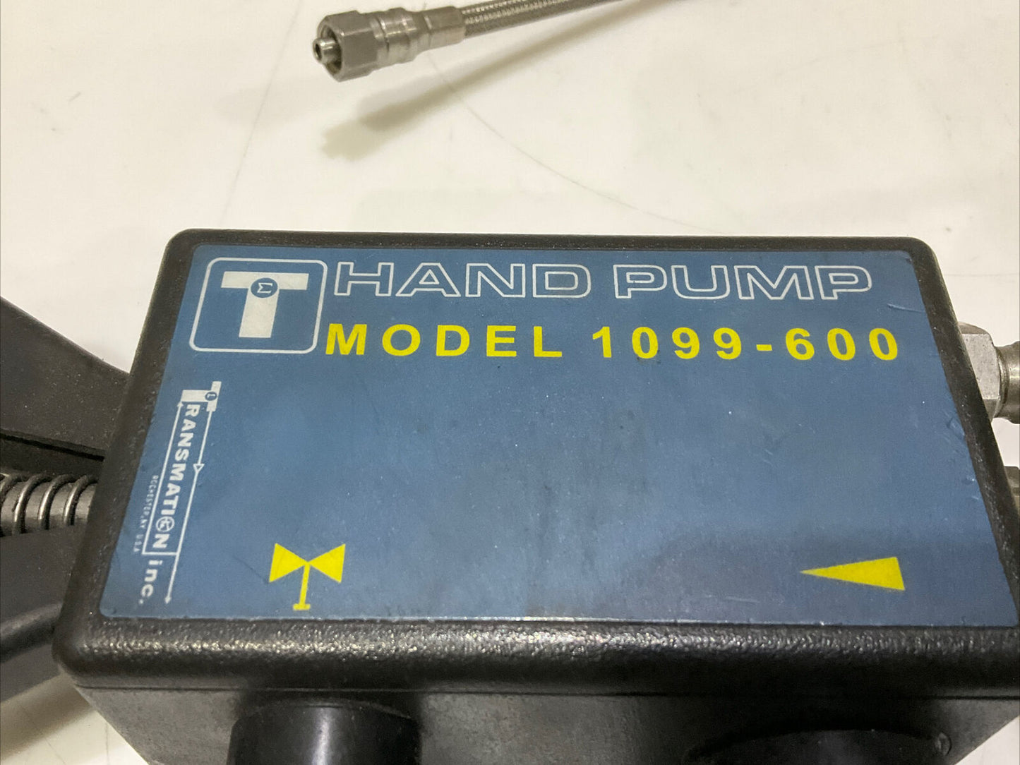 TRANSMATION 1099-600 PNP-600PSI HAND PUMP DTG-6000 65514-27B55 500 PSI GAUGE 476