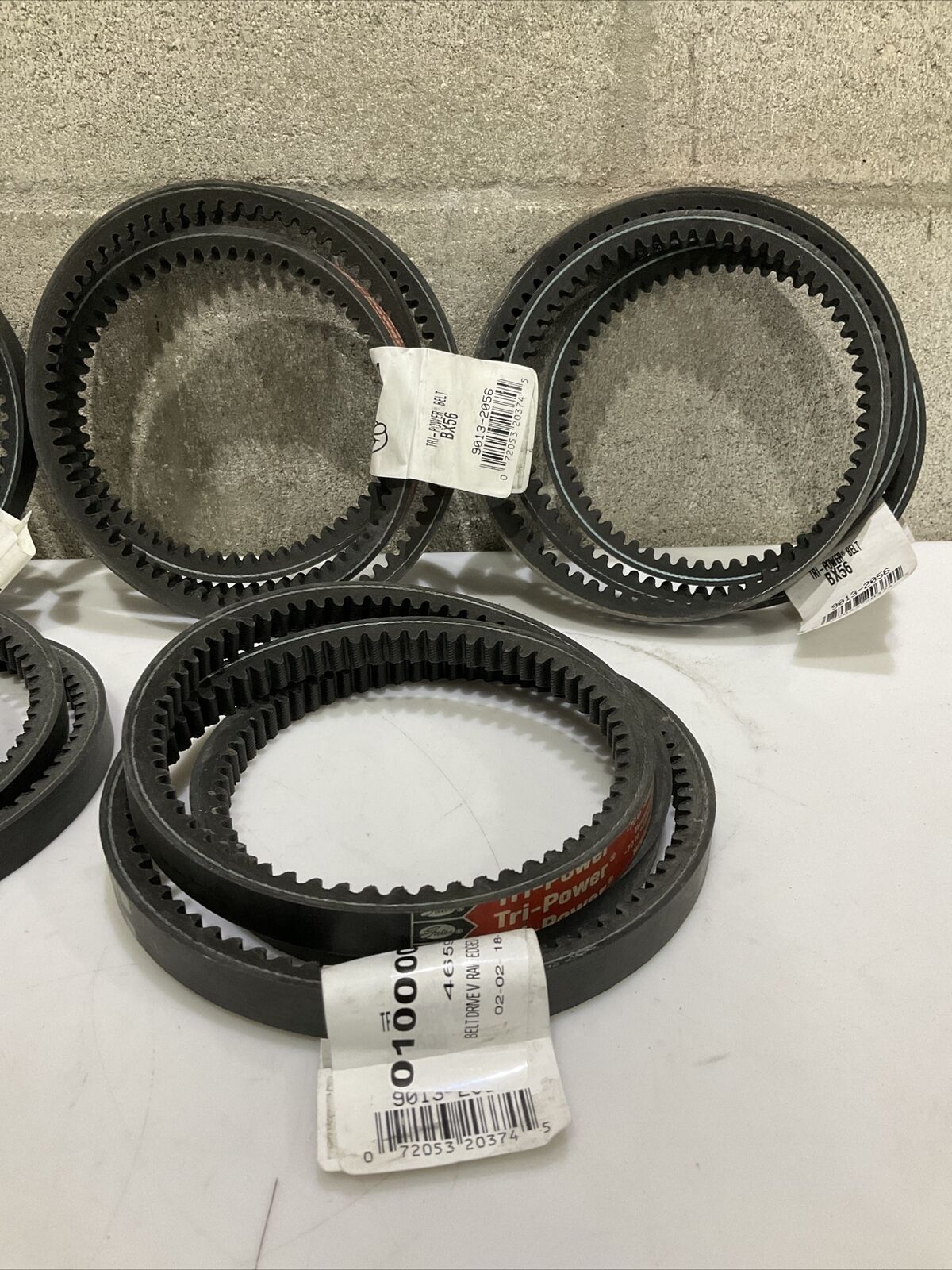 GATES BX56 9013-2056 TRI-PROWER V-BELT LOT OF 5 476