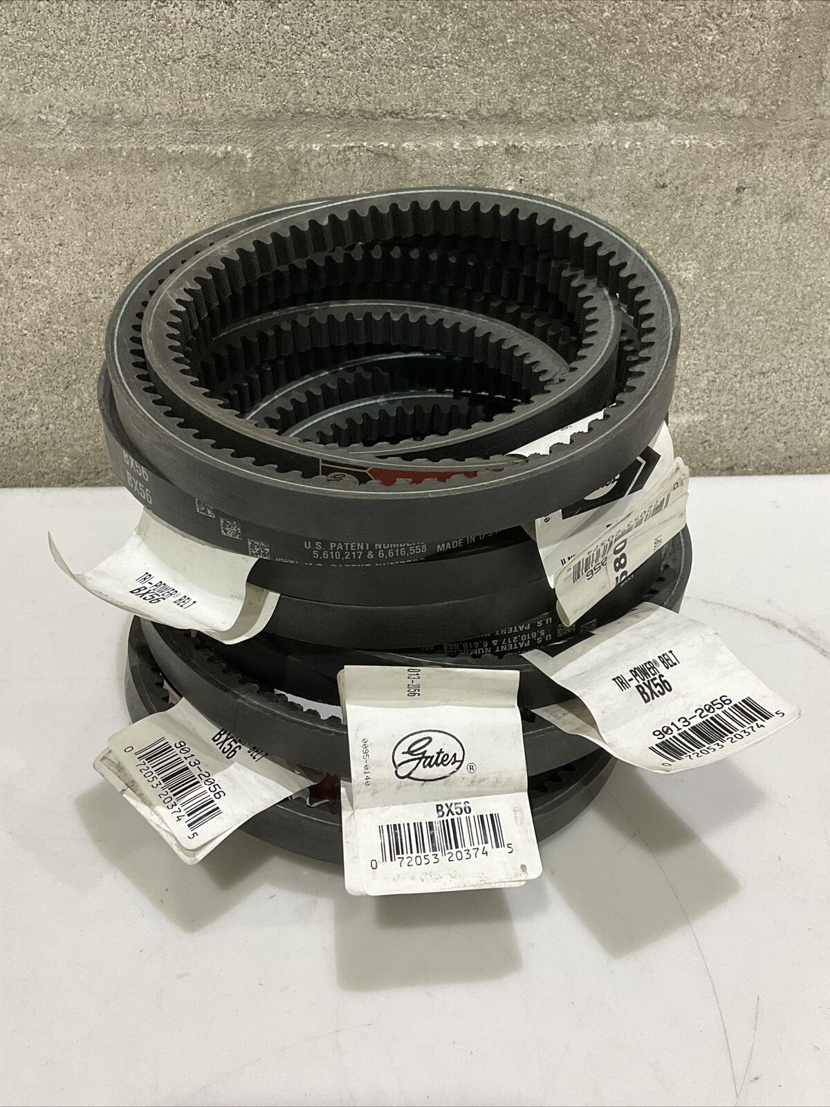 GATES BX56 9013-2056 TRI-PROWER V-BELT LOT OF 5 476