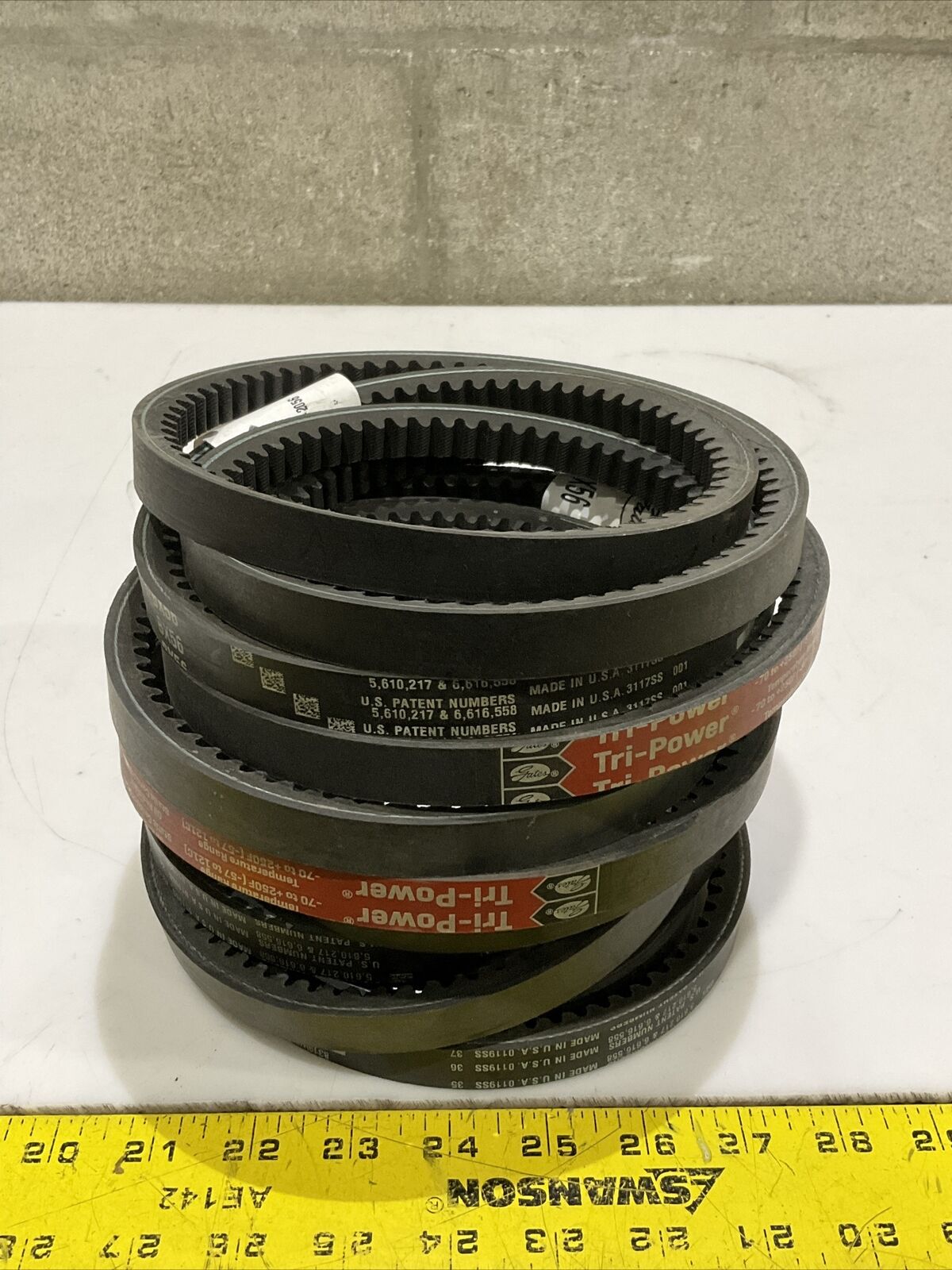 GATES BX56 9013-2056 TRI-PROWER V-BELT LOT OF 5 476