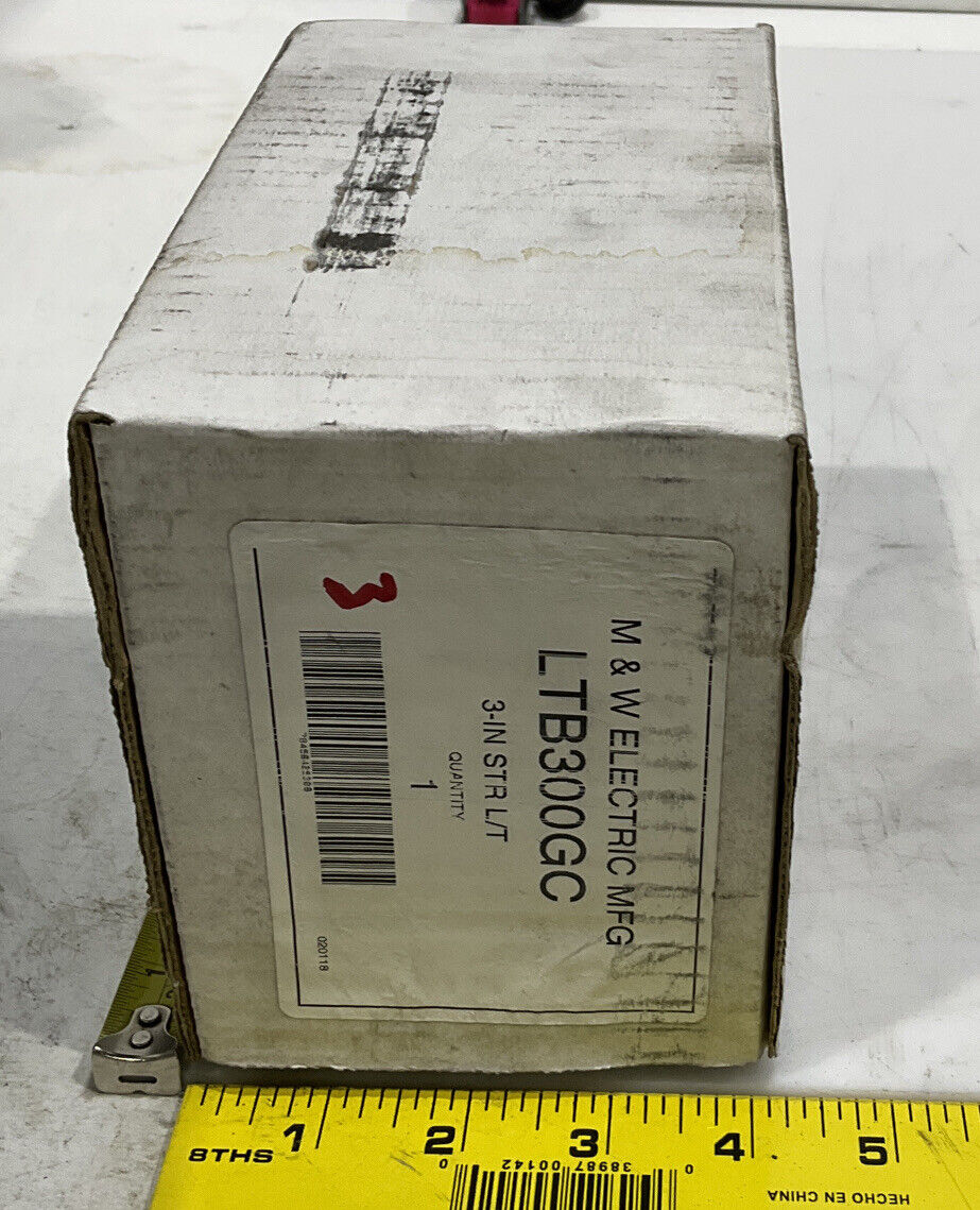 M&W ELECTRIC MFG LTB300GC 3-IN GROUNDING STR L/T 476