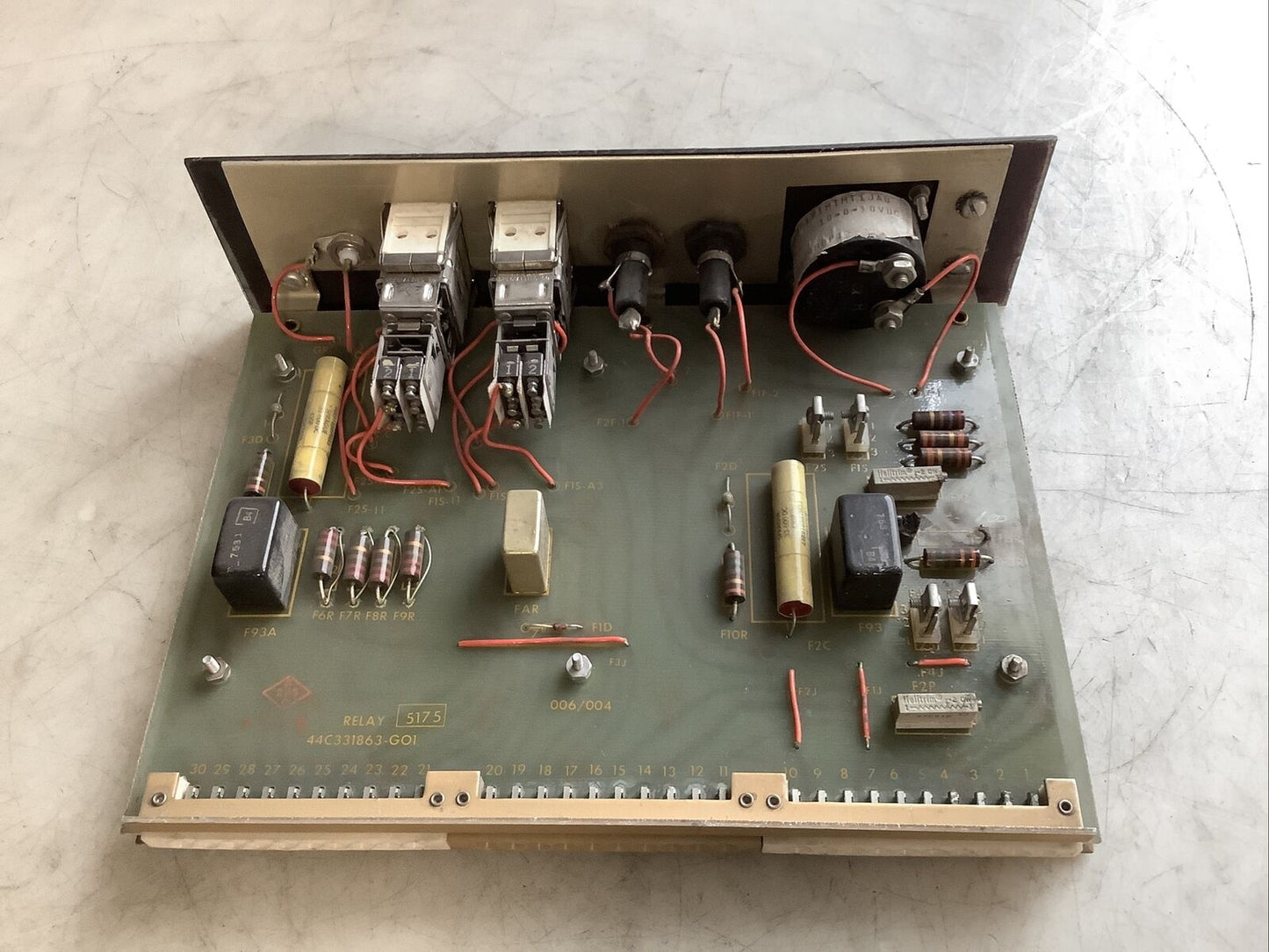 GENERAL ELECTRIC 44C331863-G01 RELAY CIRCUIT BOARD 476